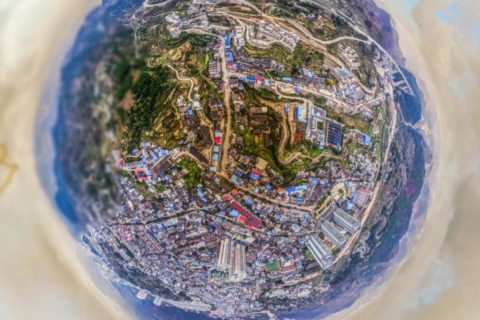 贵州省黔东南州黄平县航拍VR全景图