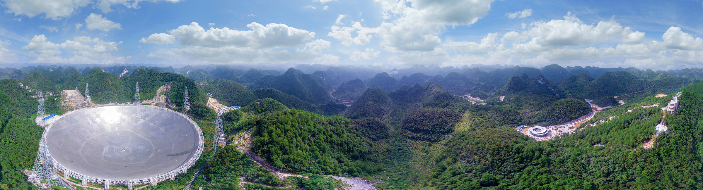 平塘向世界发出星空之约 贵州省黔南平塘VR航拍全景图